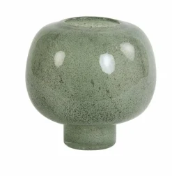 Light en Living Windlicht ELIA glas mint groen