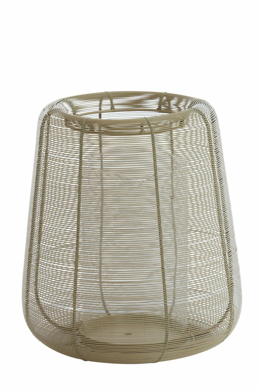 Light en Living Windlicht Ø32x35 cm ADETA mat zand