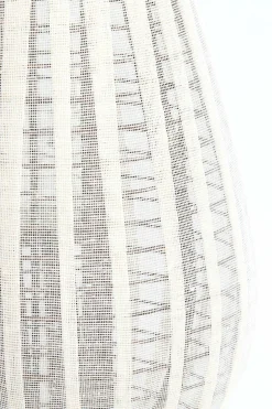 Light en Living Windlicht Ø38X70 cm DAZIO Linen Natural+donkerbruin hout