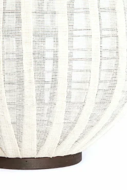 Light en Living Windlicht Ø38X70 cm DAZIO Linen Natural+donkerbruin hout