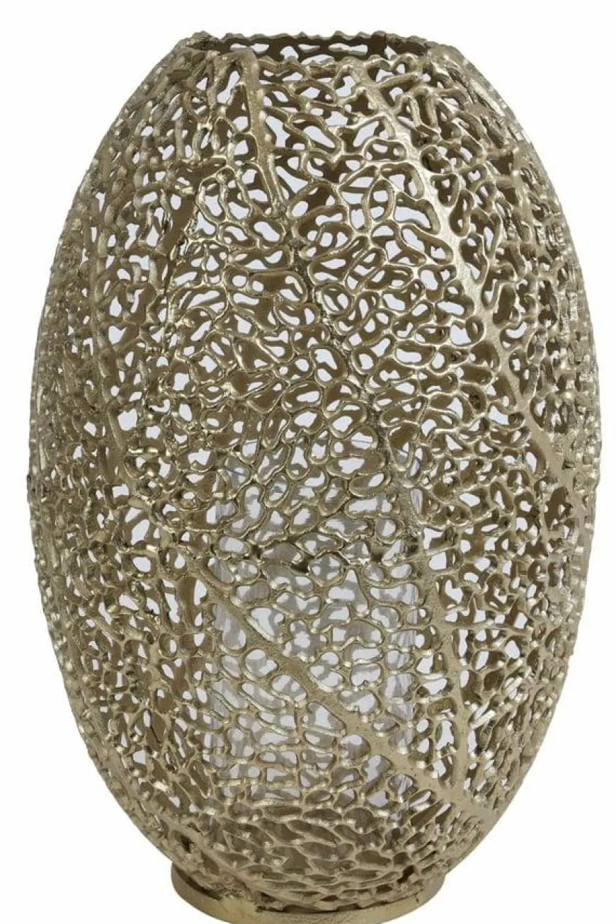 Light en Living Windlicht SINULA antiek goud - 2 maten
