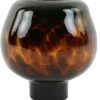 Light en Living Windlicht Ø16x17 cm ELIA glas bruin-d.bruin
