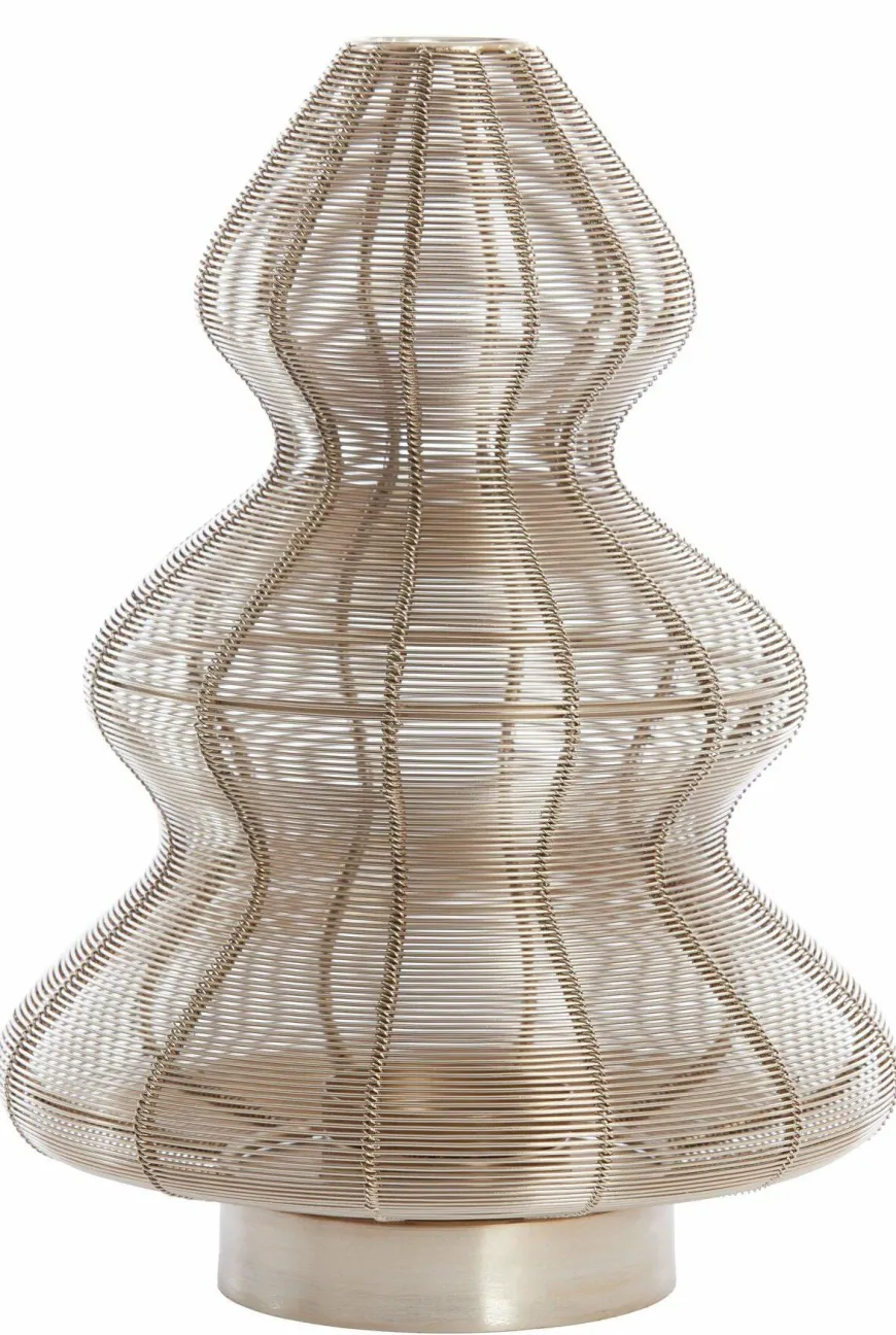 Light en Living Windlicht Ø25x35 cm CHRISTMAS TREE licht goud