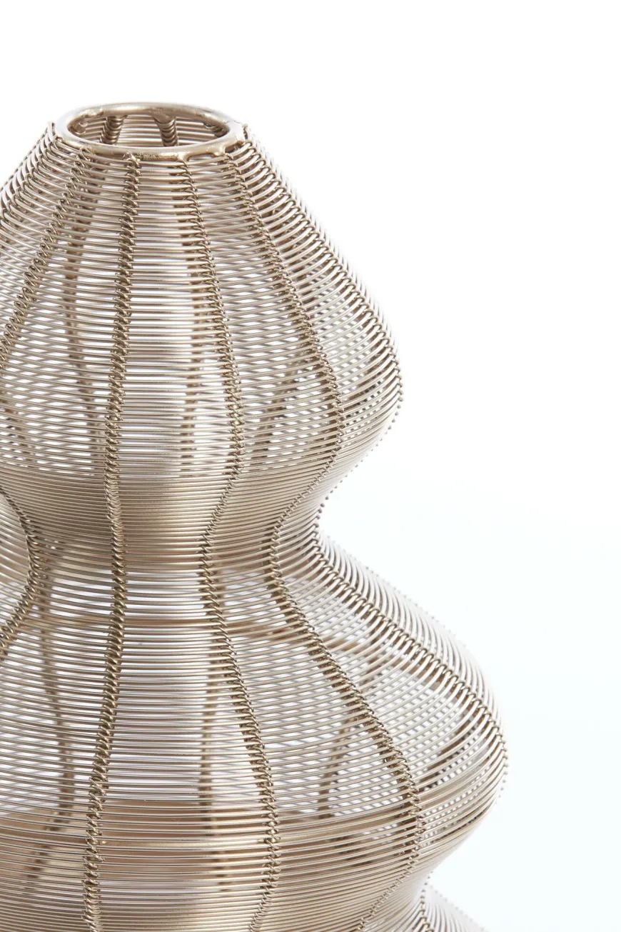Light en Living Windlicht Ø25x35 cm CHRISTMAS TREE licht goud