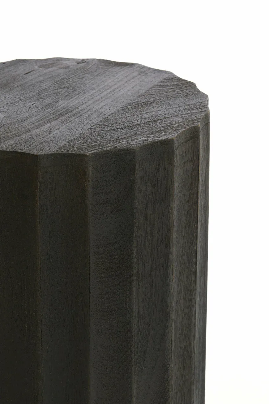 Light en Living Zuil ELLENA Ø35x60 cm | Hout Donkerbruin Mat – Light & Living