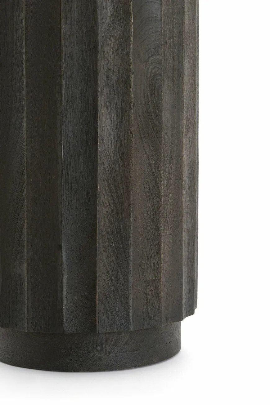 Light en Living Zuil ELLENA Ø35x60 cm | Hout Donkerbruin Mat – Light & Living