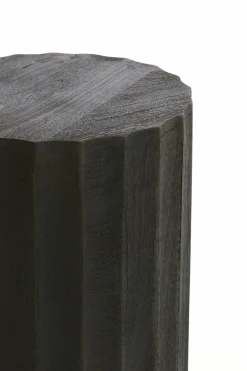 Light en Living Zuil ELLENA Ø35x80 cm | Hout Donkerbruin Mat – Light & Living