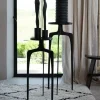 Light en Living Zuil Set van 2 PANO donker brons