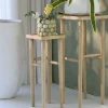 Light en Living Zuil 32x32x80 cm QIANO mango hout naturel