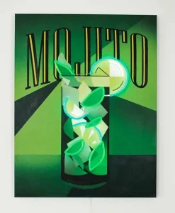 Locomocean Muurschilderij (LED Neon) - Mojito