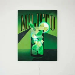 Locomocean Muurschilderij (LED Neon) - Mojito