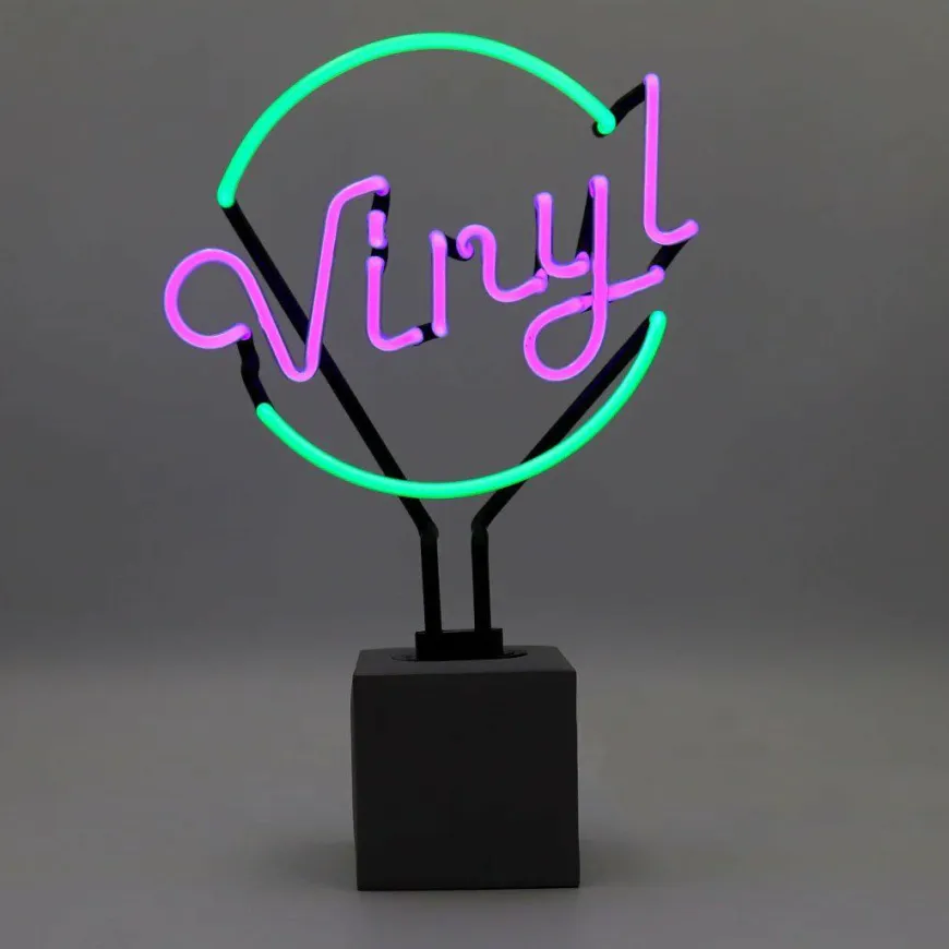 Locomocean Neon licht met voet - Vinyl