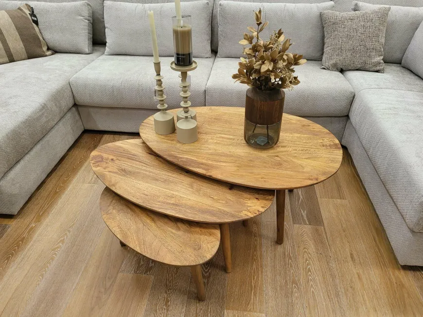 Nijwie Hamburg salontafel ovaal klein 60 cm