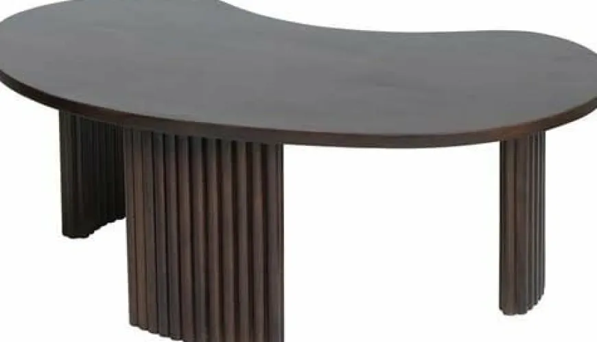 Nijwie Salontafel Firenze - boonvormig - 125 cm