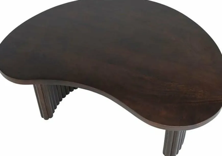 Nijwie Salontafel Firenze - boonvormig - 85 cm