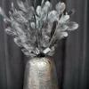 Parlane Ornament 10x2x76 cm PEACOCK FEATHER platinum