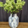 Parlane Vaas 20x20x28 cm MORELY zwart/bruin