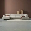 Pepp Interiors Bank River U opstelling met chaise longue links in Majestic 603