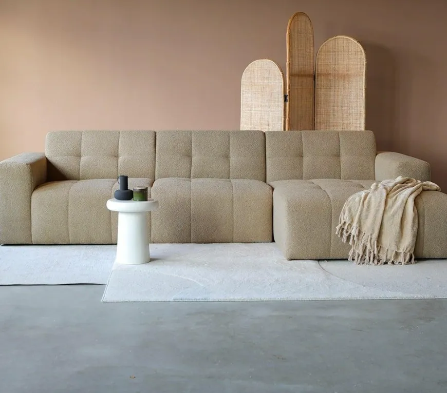 Pepp Interiors Bank Wave 2.5 zits met chaise longue rechts Now of Never 18