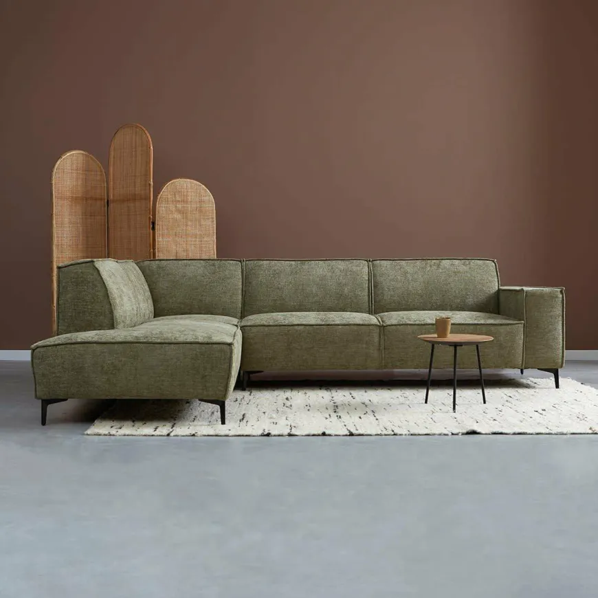 Pepp Interiors Hoekbank River - Ottoman links - Majestic 607