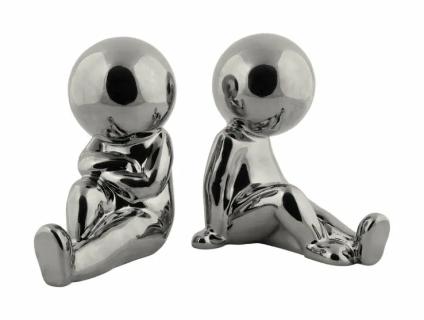 Present Time Boekenstandaard Joey Chrome