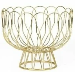 Present Time Fruitschaal Wired goud