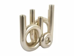 Present Time Kandelaar Rings groot - Metallic Goud