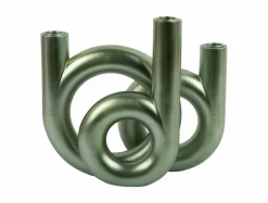 Present Time Kandelaar Rings medium - Metallic Jungle groen