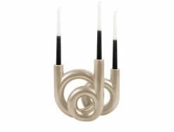Present Time Kandelaar Rings medium - Metallic Goud