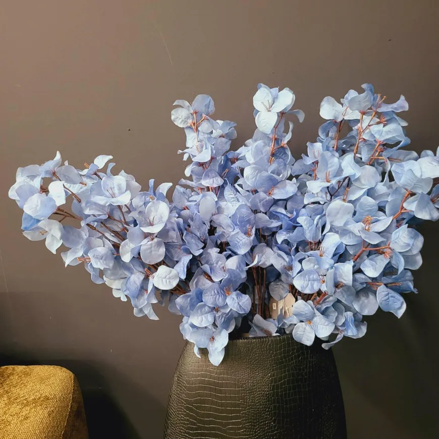 Present Time Kunsttak Flower Stem blauw
