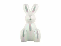 Present Time Ornament Balloon Bunny wit parelmoer groot