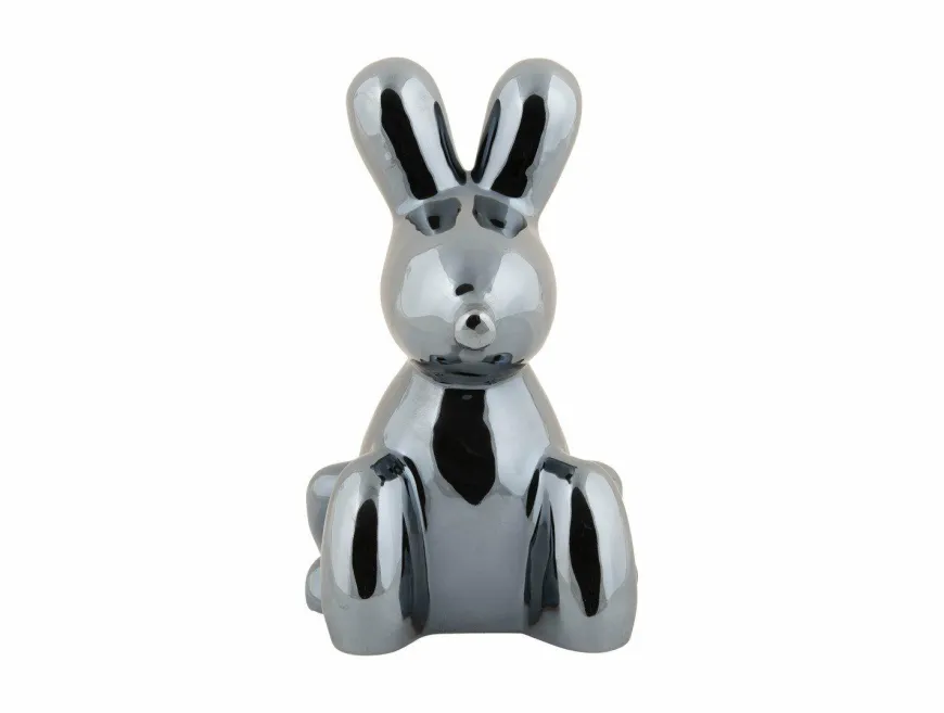 Present Time Ornament Balloon Bunny zwart