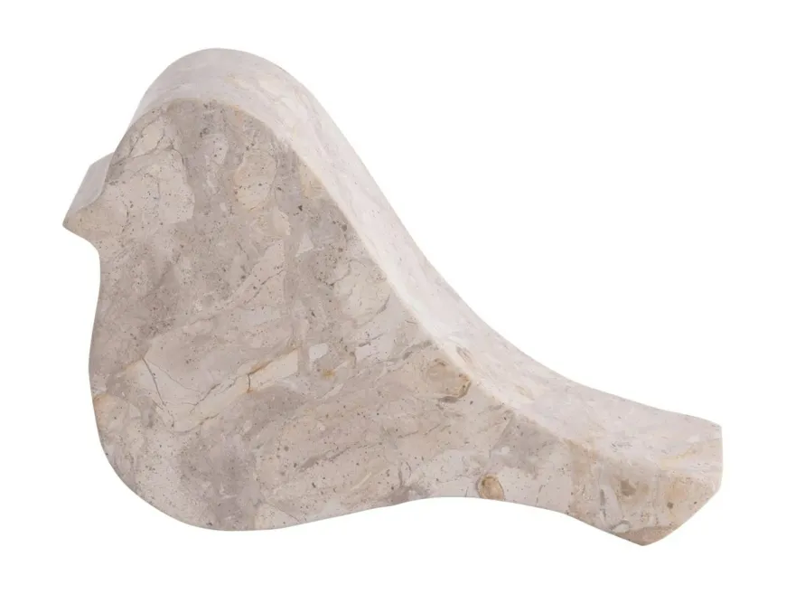 Present Time Ornament Statue Vogel marmer klein