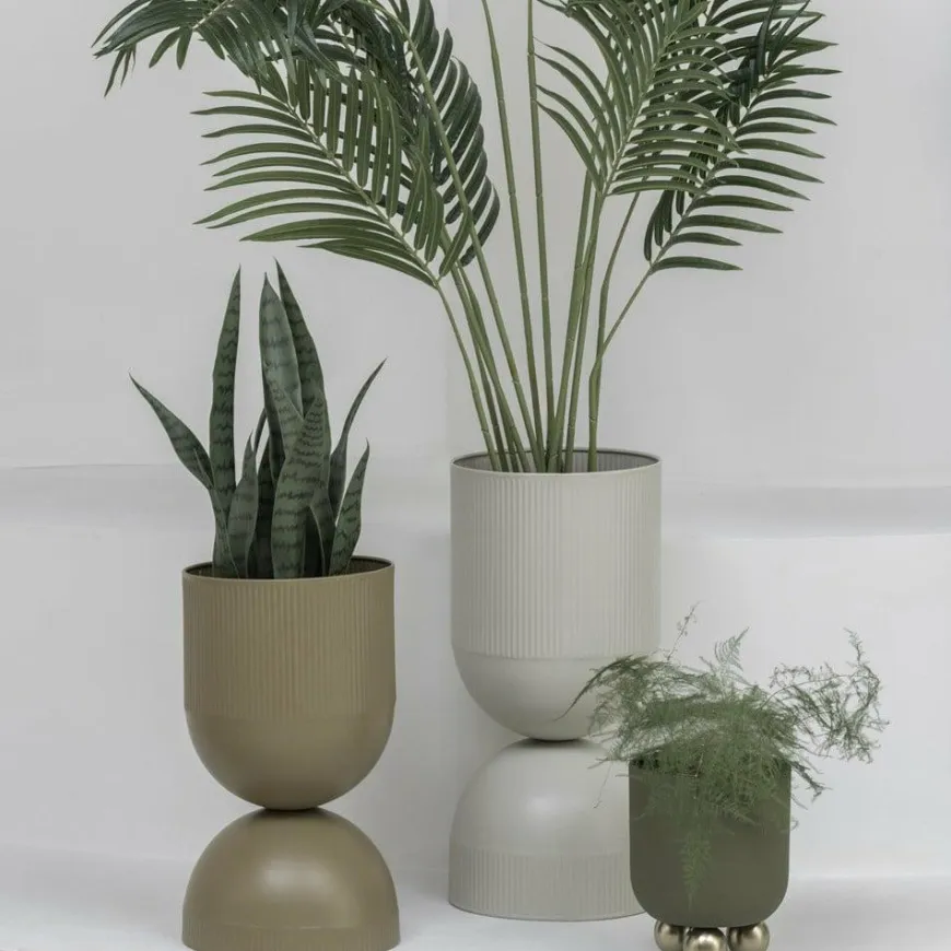 Present Time Plantenpot Tonar XL zacht warm grijs