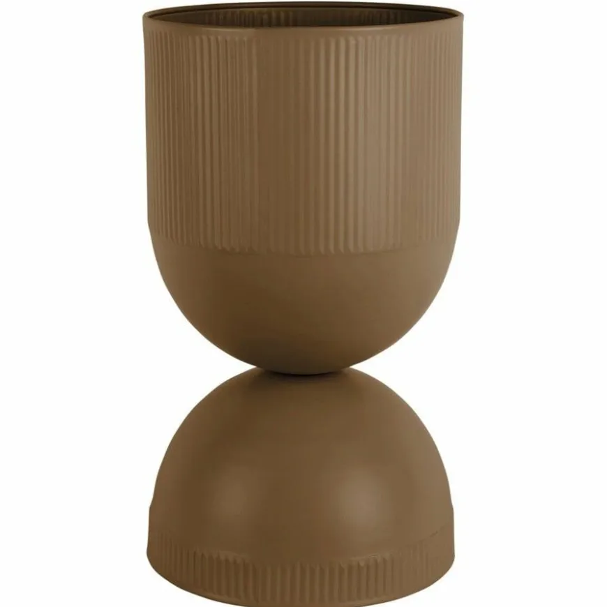 Present Time Plantenpot Tonar groot mocca bruin