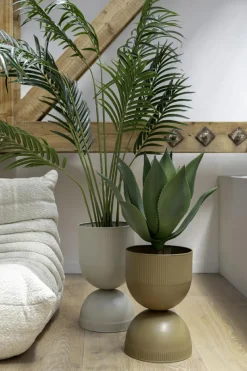 Present Time Plantenpot Tonar groot mocca bruin