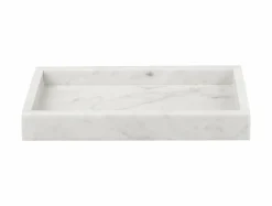Present Time Schaal Marble Medium wit