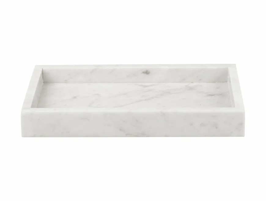 Present Time Schaal Marble Medium wit