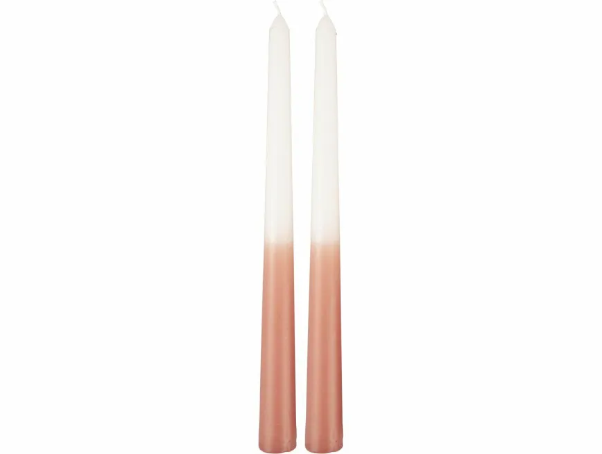 Present Time Set kaarsen Ombre roze