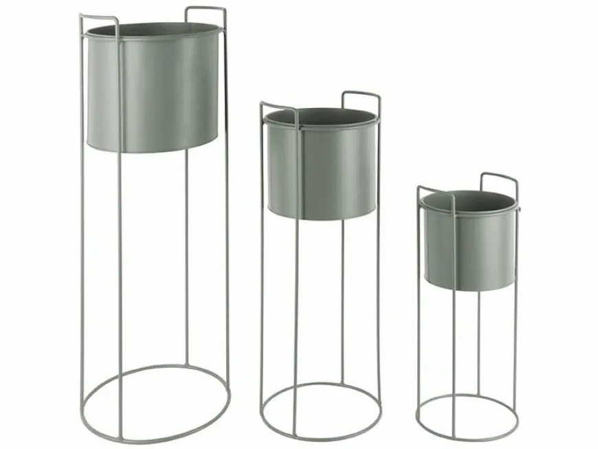 Present Time Set plantenpotten Essence rond junglegroen