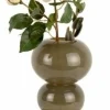 Present Time Vaas Bubbles glas groot Donkergroen