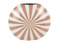 Present Time Vaas Candy Swirl zacht bruin - wit groot
