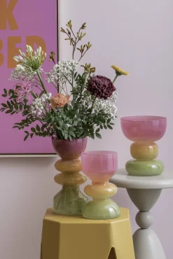 Present Time Vaas Funky Vibes glas groot multi colour