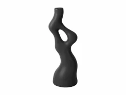 Present Time Vaas Organisch Swirls zwart