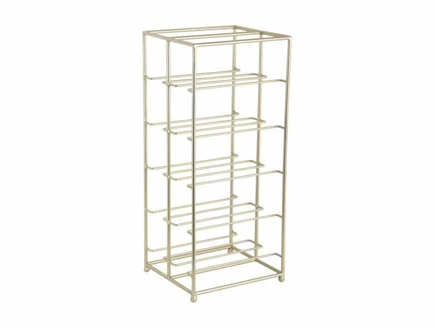 Present Time Wijnrek Dual Floor metaal goud