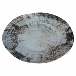 PTMD Dinerbord Kaylaa Multicolor porselein rond L - 28 cm