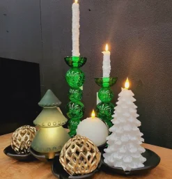 PTMD Dinerkaars LED sneeuw wit set van 2 lang