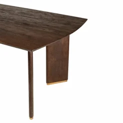 PTMD Eettafel Liber mango bruin gouden poot 200 cm