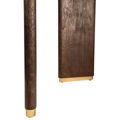 PTMD Eettafel Liber mango bruin gouden poot 200 cm