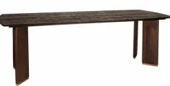 PTMD Eettafel Liber mango bruin gouden poot 240 cm